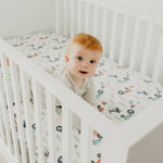 Premium Knit Fitted Crib Sheet - Jo