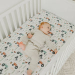 Premium Knit Fitted Crib Sheet - Jo