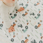 Premium Knit Fitted Crib Sheet - Jo