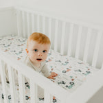 Premium Knit Fitted Crib Sheet - Jo