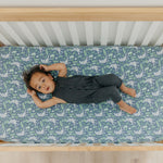 Premium Knit Fitted Crib Sheet - Jurassic Park