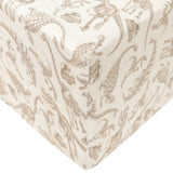 Premium Knit Fitted Crib Sheet - Jurassic Park Fossils