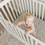 Premium Knit Fitted Crib Sheet - Lacie