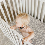 Premium Knit Fitted Crib Sheet - Lacie