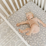 Premium Knit Fitted Crib Sheet - Lacie