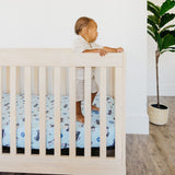 Premium Knit Fitted Crib Sheet - Leo