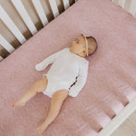 Premium Knit Fitted Crib Sheet - Maeve