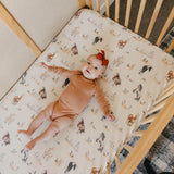 Premium Knit Fitted Crib Sheet - Montana