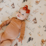 Premium Knit Fitted Crib Sheet - Montana