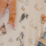Premium Knit Fitted Crib Sheet - Montana