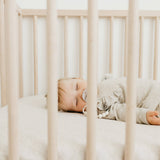 Premium Knit Fitted Crib Sheet - Oat