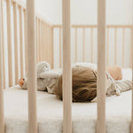 Premium Knit Fitted Crib Sheet - Oat