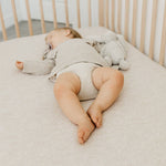 Premium Knit Fitted Crib Sheet - Oat