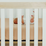 Premium Knit Fitted Crib Sheet - Pecan