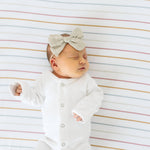 Premium Knit Fitted Crib Sheet - Piper