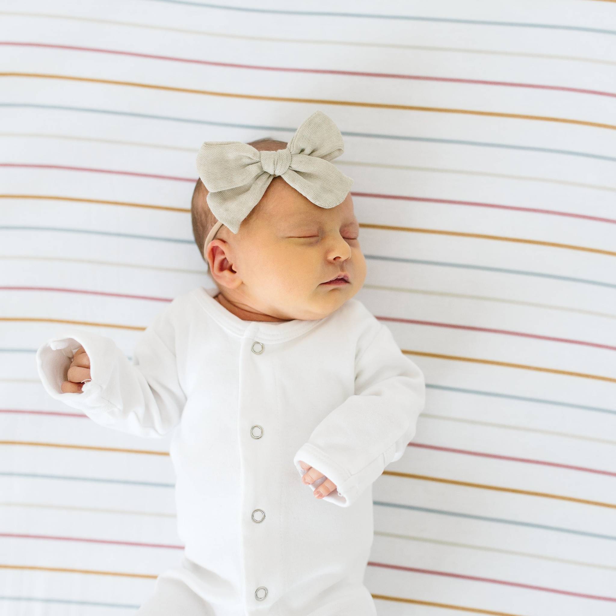 Premium Knit Fitted Crib Sheet - Piper
