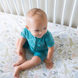 Premium Knit Fitted Crib Sheet - Rex