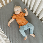 Premium Knit Fitted Crib Sheet - Slate