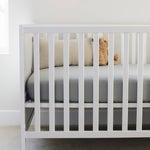 Premium Knit Fitted Crib Sheet - Stone