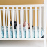 Premium Knit Fitted Crib Sheet - Waves