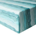Premium Knit Fitted Crib Sheet - Waves