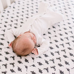 Premium Knit Fitted Crib Sheet - Wild