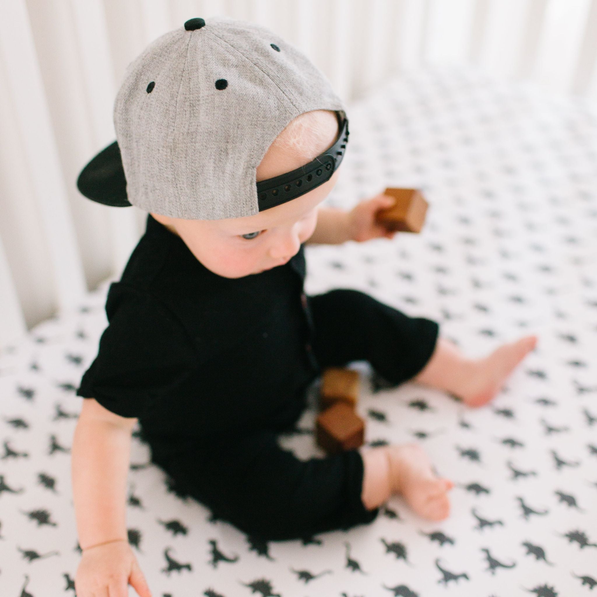 Premium Knit Fitted Crib Sheet - Wild