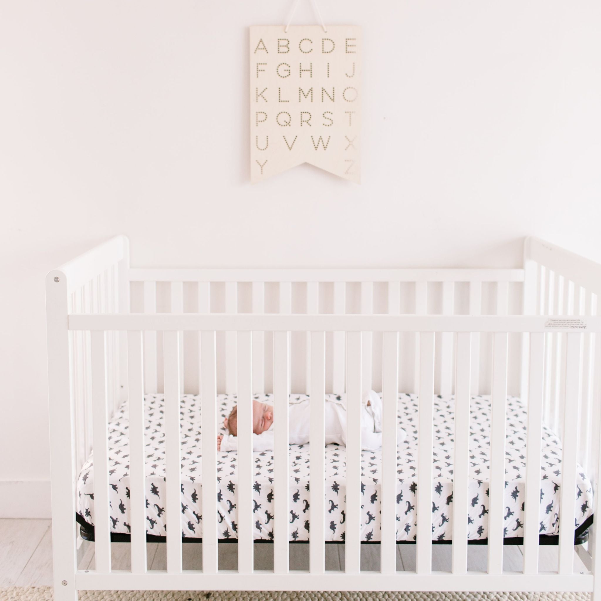 Premium Knit Fitted Crib Sheet - Wild