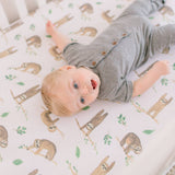 Premium Knit Fitted Crib Sheet - Noah