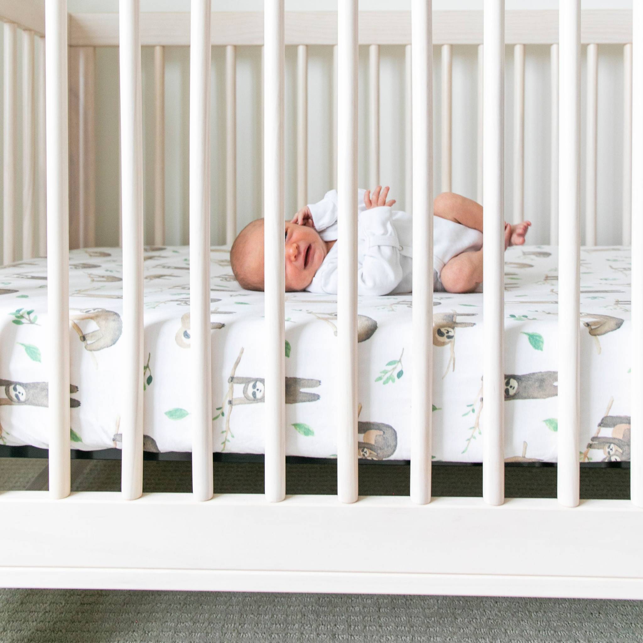 Premium Knit Fitted Crib Sheet - Noah