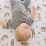 Premium Knit Fitted Crib Sheet - Noah