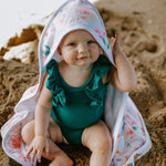 Premium Knit Hooded Towel - Bloom