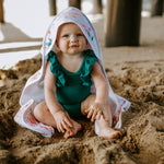 Premium Knit Hooded Towel - Bloom