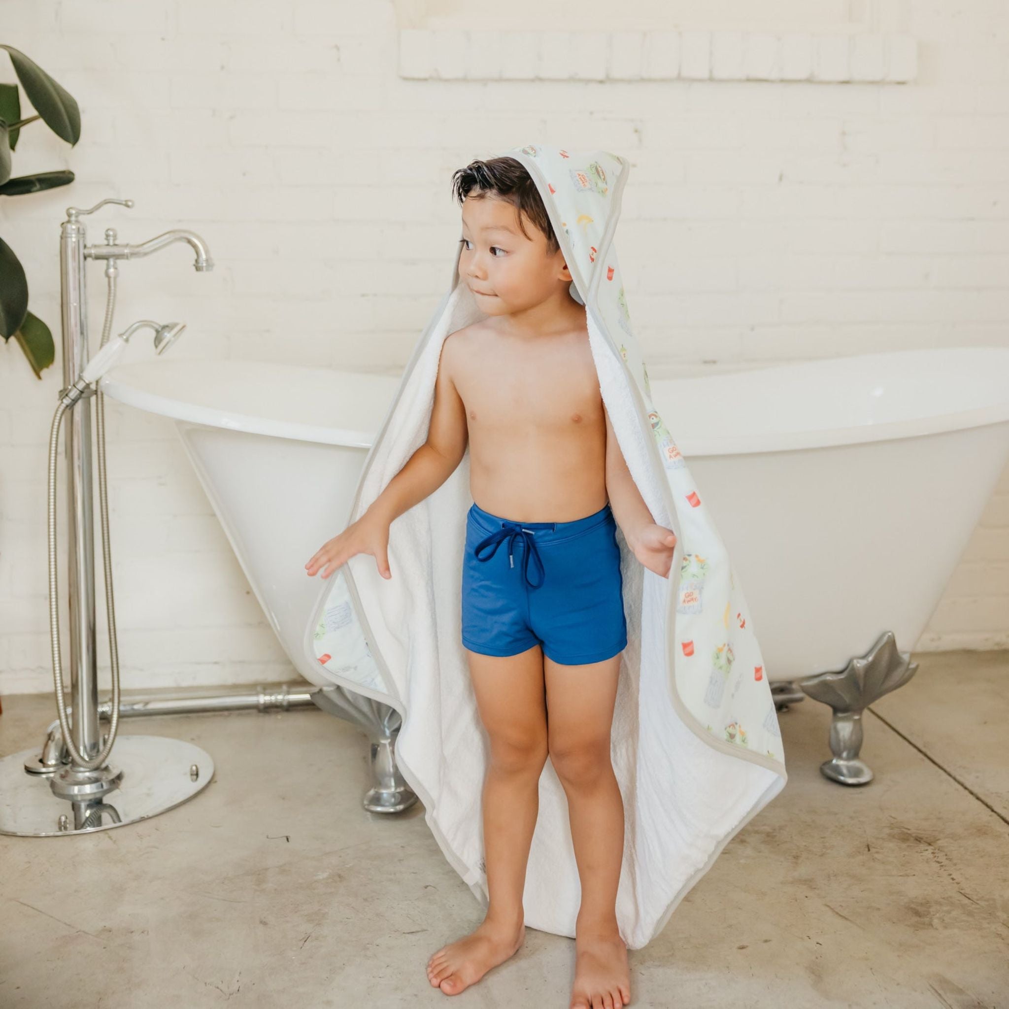 Premium Knit Hooded Towel - Oscar the Grouch