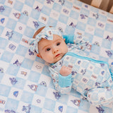 Premium Knit Fitted Crib Sheet - Monsters, Inc. Medley