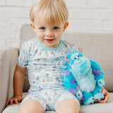2pc Short Sleeve Pajama Set - Monsters, Inc. Medley