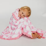 Bamboo Ruffled Three-Layer Quilt - Bow My Gosh