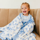 Bamboo Ruffled Three-Layer Quilt - Vintage Carnival