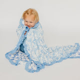Bamboo Ruffled Three-Layer Quilt - Vintage Carnival