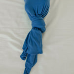 Rib Knit Swaddle Blanket - Indigo