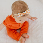 Ribbon Nylon Bow - Citrus