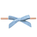 Ribbon Baby Bow - Robin