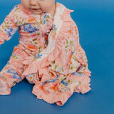 Bamboo Ruffled Security Blanket Set - Penelope