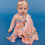 Bamboo Ruffled Security Blanket Set - Penelope