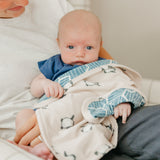 Three-Layer Security Blanket Set - Penguins