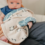 Three-Layer Security Blanket Set - Penguins