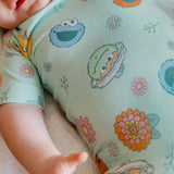Short Sleeve Bodysuit - Sesame Street Retro Floral