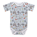 Short Sleeve Bodysuit - Trout