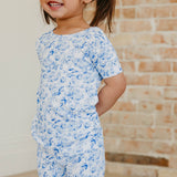 Bamboo 2pc Short Sleeve Pajamas with Pants - Priscilla