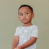 2pc Short Sleeve Pajamas with Pants - Baker